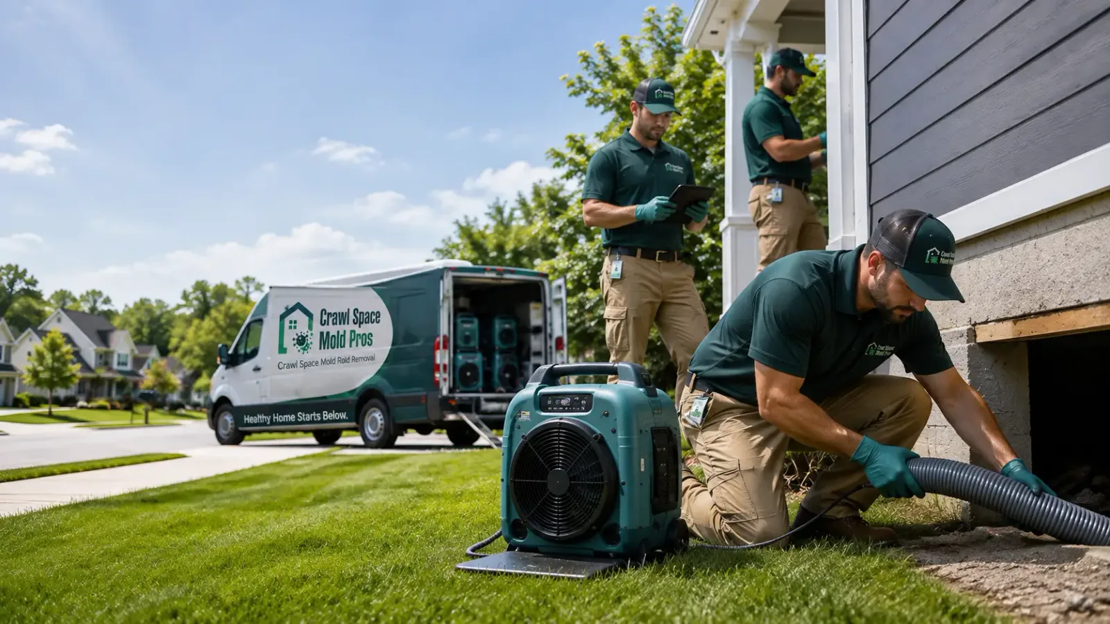 Crawl Space Mold Removal in Sussex, WI
